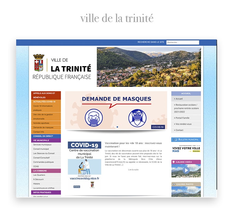 Création sites à Nice