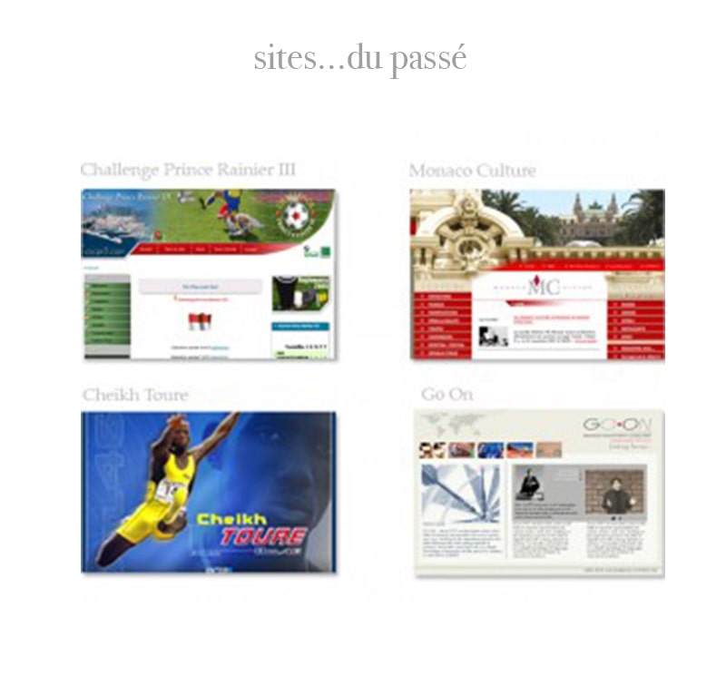 sites internet du passé