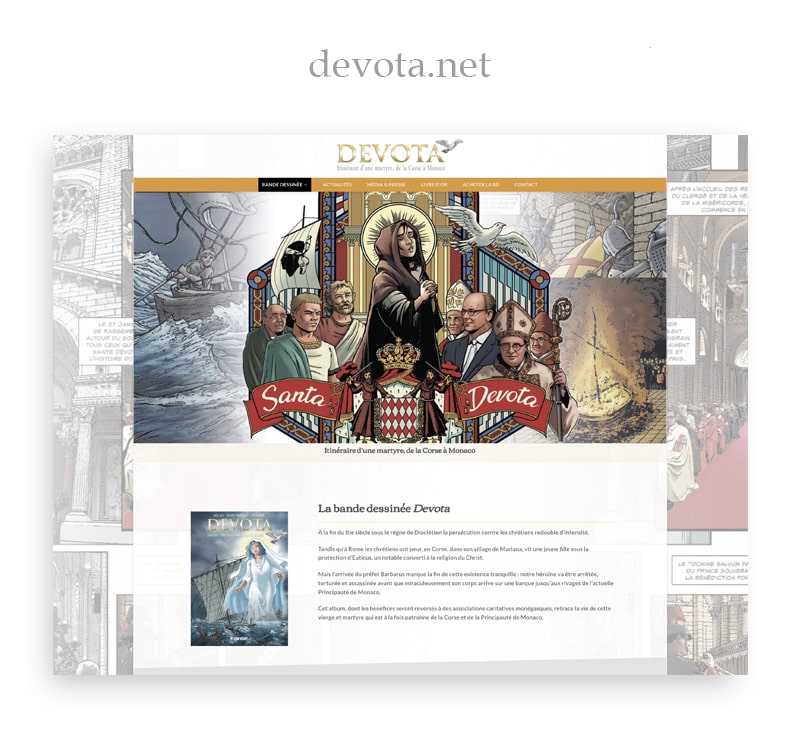Sainte Dévote Création de sites internet Monaco