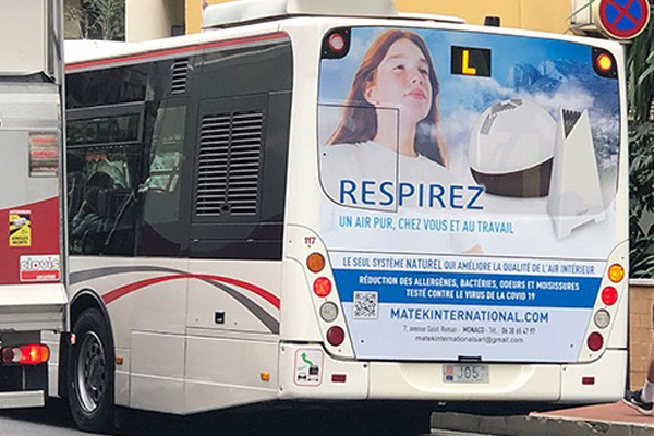 Publicité dans les bus de Monaco