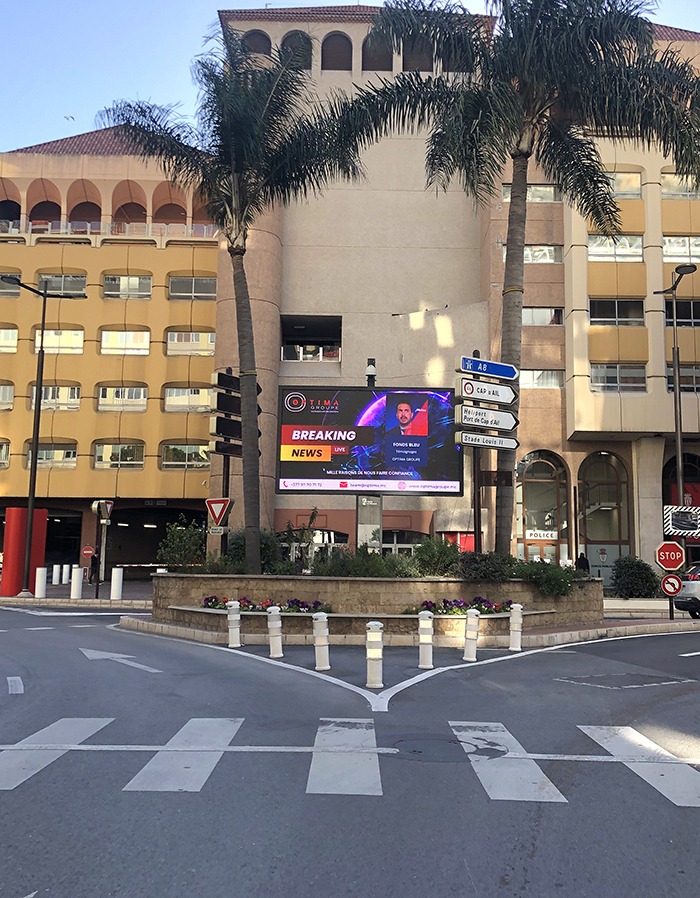 Affichage monaco stade