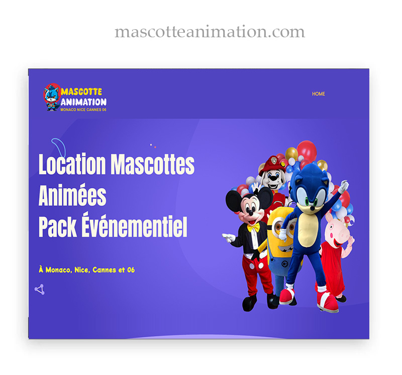 Location Mascotte Animation
