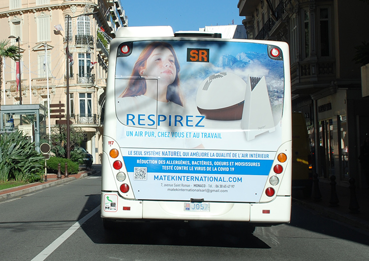 Publicité Bus Monaco