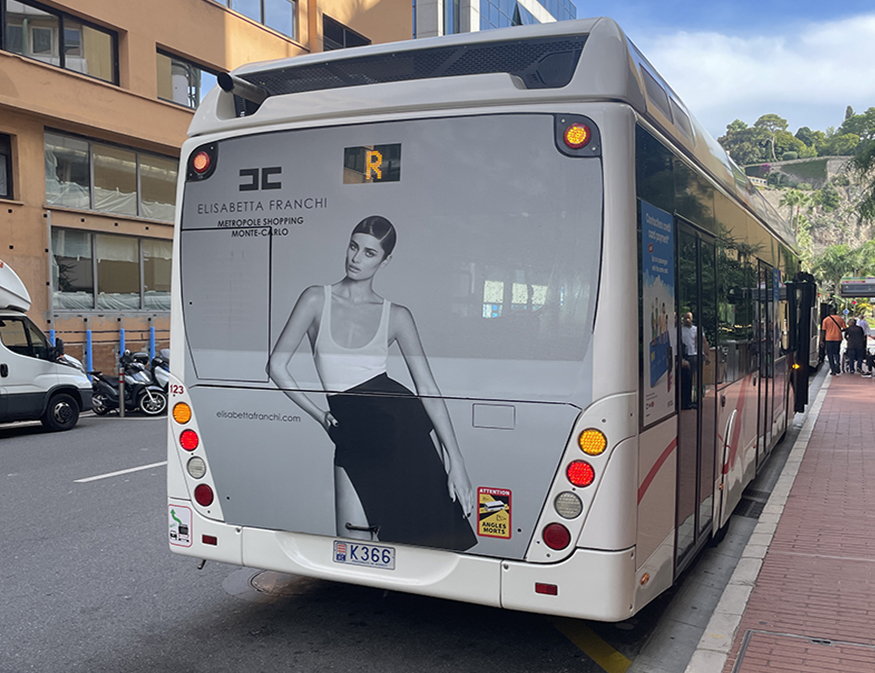 Publicité bus monaco